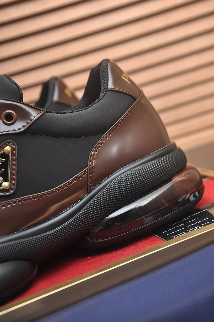 Men's shoes 💰700💶[PRADA] Men's shoes counter hot sale, official website synchronization, 👑Top version ✔️Original cowhide upper + cowhide lining, 1🆚1 replica, original original sole [black/blue/brown 3 colors] 🎯 Material: cowhide surface 🎯 Inner lining: cowhide 🎯 Sole: original molded outsole 🎯 size: Male 38-45 (45 is custom-made and cannot be returned or exchanged)